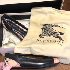 Burberry Napa leather Ballerinas